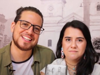 Carlos Bustamante y Daniela Ariza
